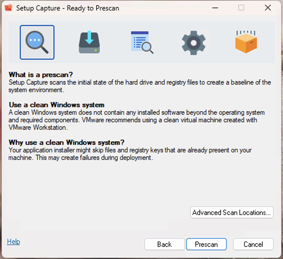 Setup Capture