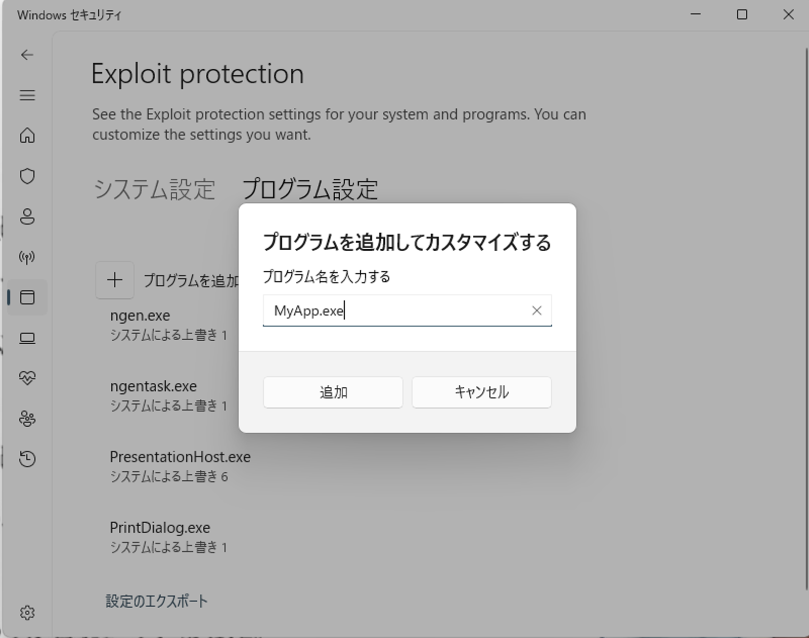Exploit protection