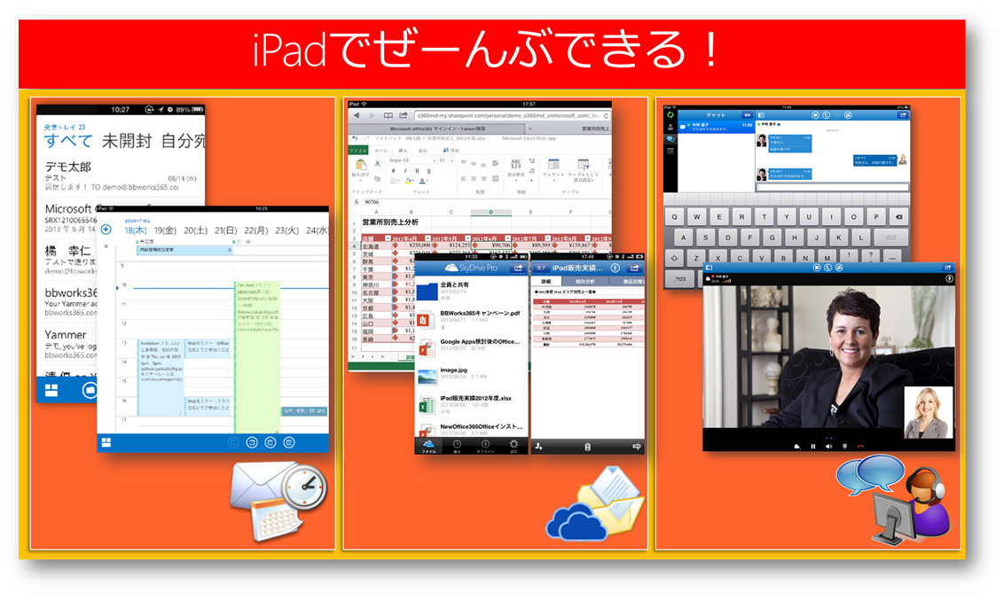iPad Air/Miniなら☆Office 365の全部ができる！