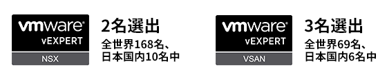 特に高い評価を受けたvExpertとして4名が選出