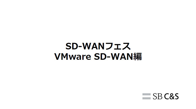 VMware SD-WAN 徹底解説