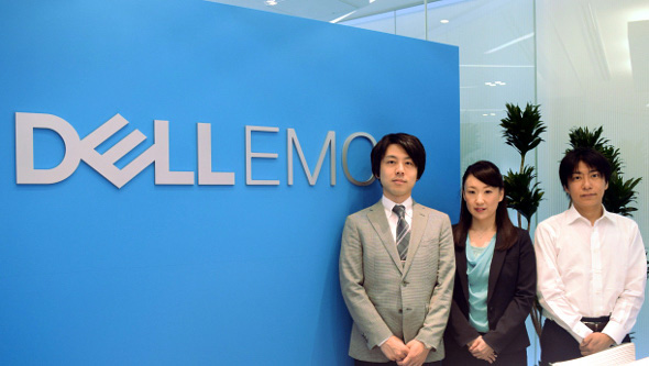 左からSB C&S株式会社の増田氏、ヴイエムウェアの安藤氏、デルの飯塚氏
